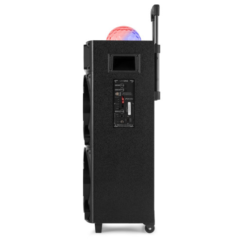 Fenton LIVE290 Equipo Sonido i Luces  para Karaoke con Batería ,BT/MP3/SD, y 2 Micros