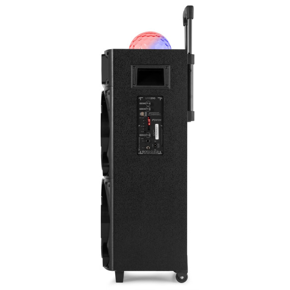 Fenton LIVE290 Equipo Sonido i Luces  para Karaoke con Batería ,BT/MP3/SD, y 2 Micros