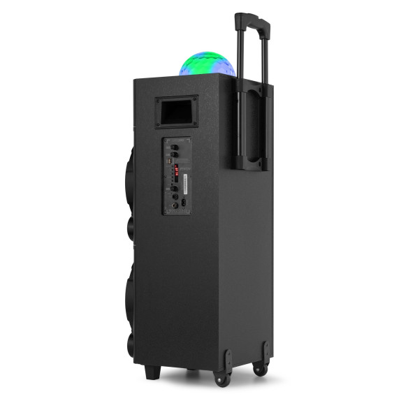 Fenton LIVE290 Equipo Sonido i Luces  para Karaoke con Batería ,BT/MP3/SD, y 2 Micros