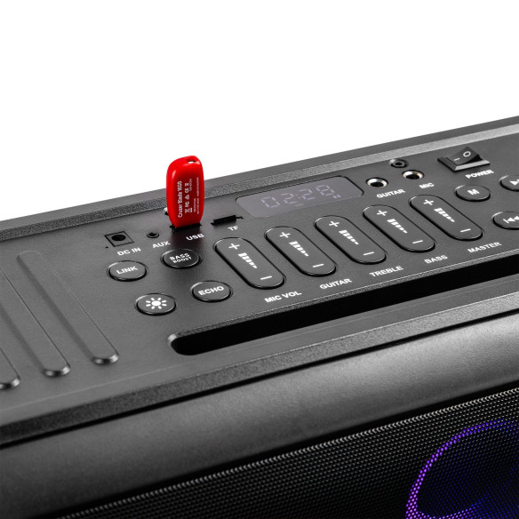 Fenton CORE120 Party Speaker con Batería, Bluetooth y Micrófono