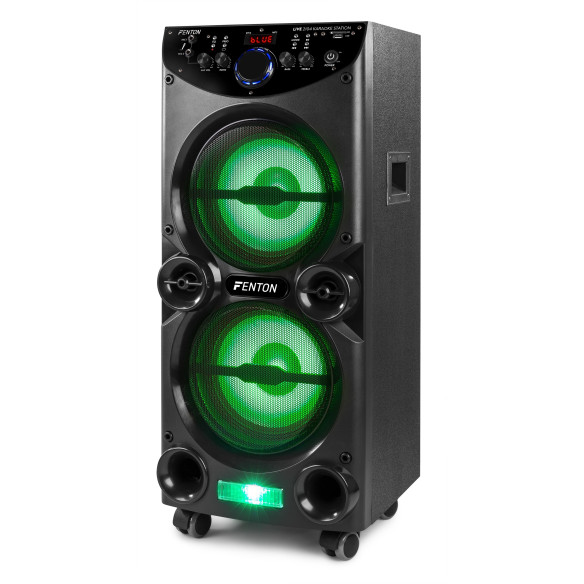 Fentom LIVE2104 Karaoke Station sobre ruedas 2x 10”