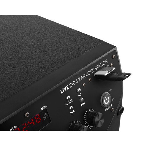 Fentom LIVE2104 Karaoke Station sobre ruedas 2x 10”