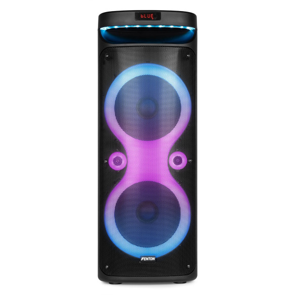 Fenton TRACK 610 Altavoz para fiestas con Bluetooth ,Micrófono y Luces Led
