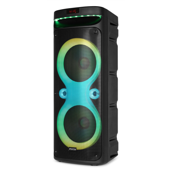 Fenton TRACK 610 Altavoz para fiestas con Bluetooth ,Micrófono y Luces Led