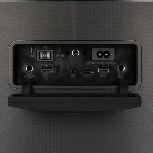 Fenton PULSE 160 Altavoz para fiestas con BT/MP3/SD Micrófono Inalámbrico, Batería y Luces Led