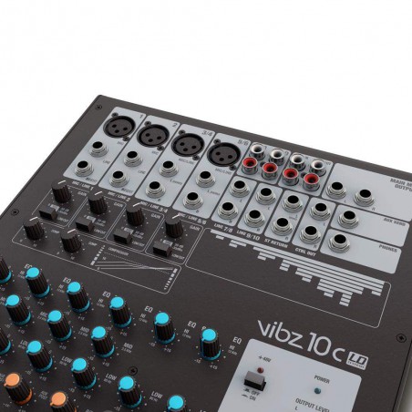 LD Systems VIBZ 10 C Mesa de mezclas de 10 canales con compresor LD Systems VIBZ 10 C Mesa de mezclas de 10 canales con compresor