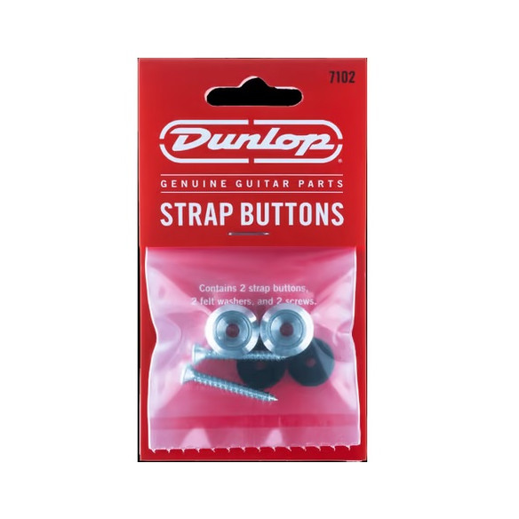 Dunlop 7102 Set 2 topes de correa cromados