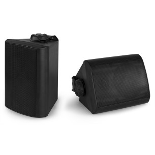 Power Dynamics BG040B Conjunto altavoces Interior/Exterior 4" 100W Negro