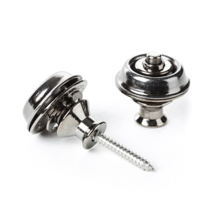 Dunlop SLS1036BN Enganches correa Dual Design Black Nickel