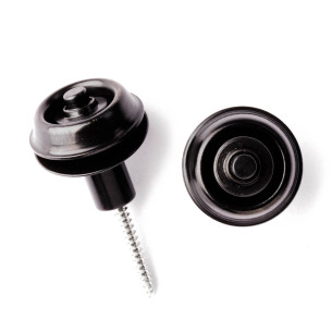 Dunlop SLS1403BK Set Enganches correa Flush Mount Negro 2
