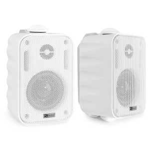 Power Dynamics BC30V Pareja de altavoces blanco IPX5 100V 3" 60W 2