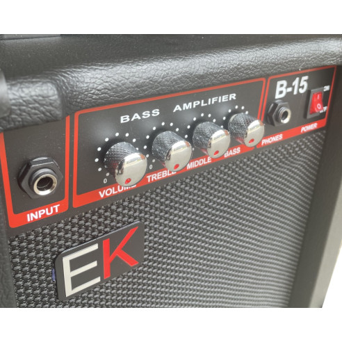 EK B15 Amplificador bajo eléctrico 15W