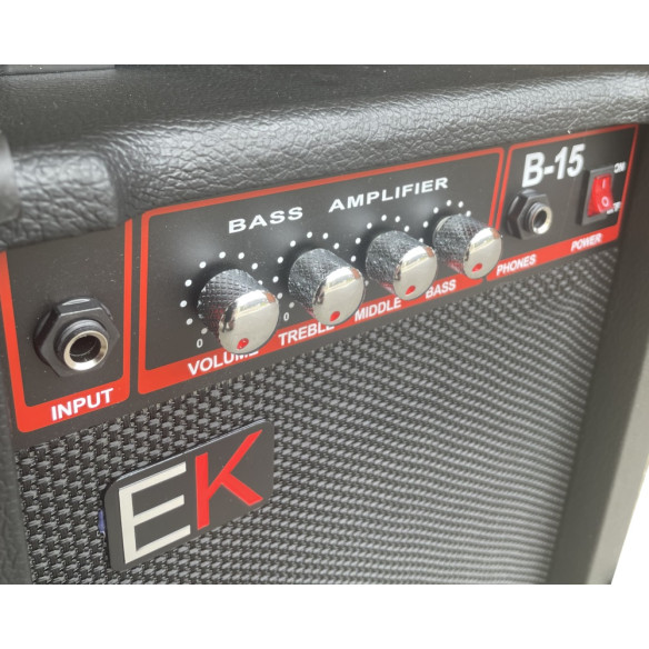 EK B15 Amplificador bajo eléctrico 15W