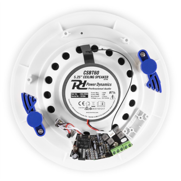 Power Dynamics CSBT60 Conjunto activo de altavoces de techo con BT