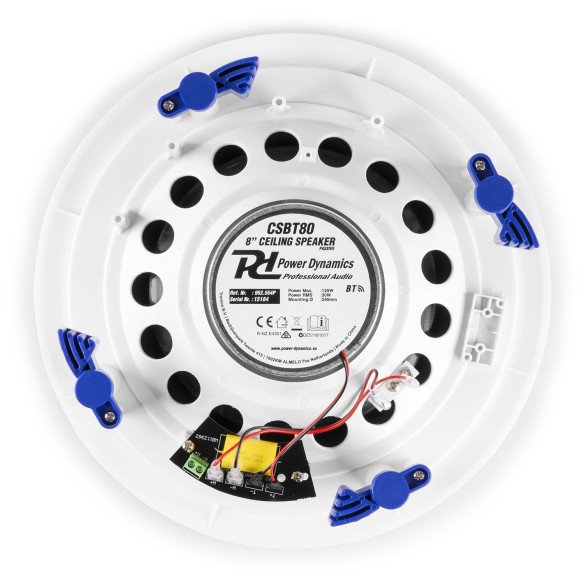 Power Dynamics CSBT80 Conjunto activo de altavoces de techo con BT