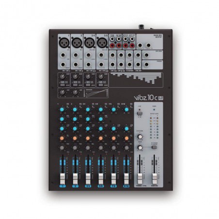 LD Systems VIBZ 10 C Mesa de mezclas de 10 canales con compresor LD Systems VIBZ 10 C Mesa de mezclas de 10 canales con compresor