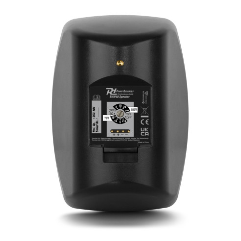 Power Dynamics BHW40BK Conjunto Altavoces Interior/Exterior 4" 60W. Linea 100v