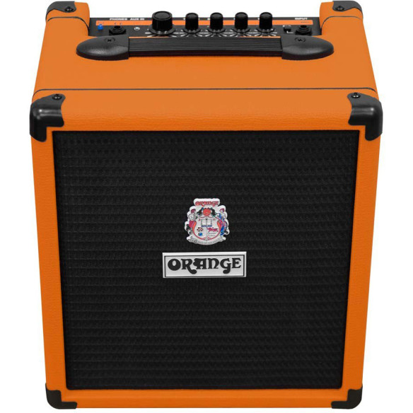 Orange Crush Bass 25, amplificador conmbo para bajo de 25 vatios, color naranja. Orange Crush Bass 25, amplificador conmbo para bajo de 25 vatios, color naranja.