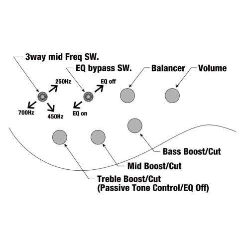 BTB805MS-TGF Bajo Eléctrico 5 Cuerdas Workshop
