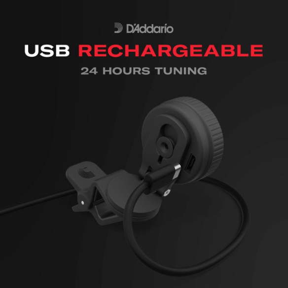 D'Addario  PW-CT-26 Afinador Recargable Nexxus 360
