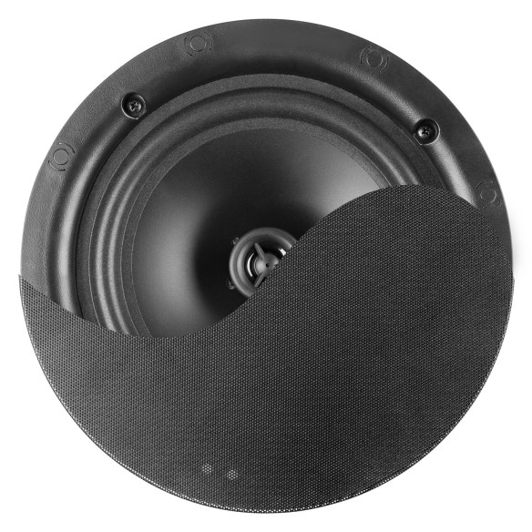 Power Dynamics NCSS8B Altavoz Techo Perfil Bajo Calidad Hifi 2 Vias 8" Negro