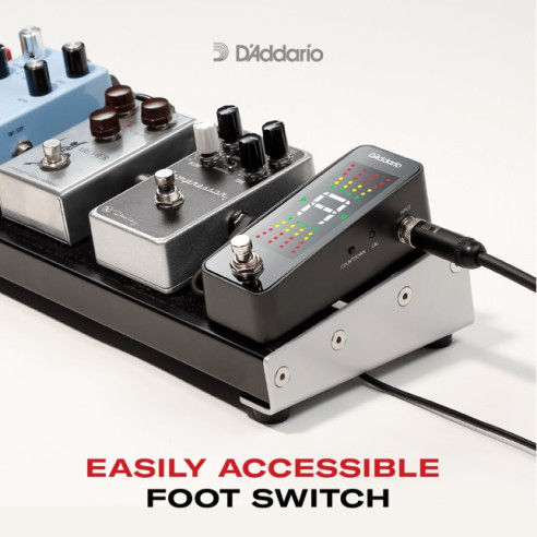 D'Addario PW-CT-20 Afinador cromático de pedal