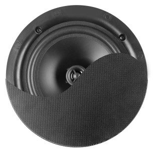 Power Dynamics  NCSP6B Altavoz Techo Perfil Bajo 6,5" Linea 100V Negro