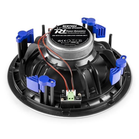 Power Dynamics  NCBT604 Conjunto 4 Altavoces de Techo Amplificados con Bluetooth 6,5"