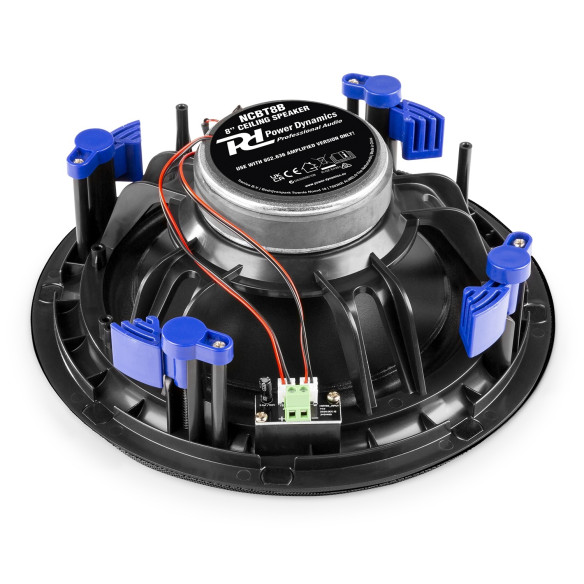 Power Dynamics  NCBT8B Conjunto Altavoces de Techo Amplificados con BT 8" Negros