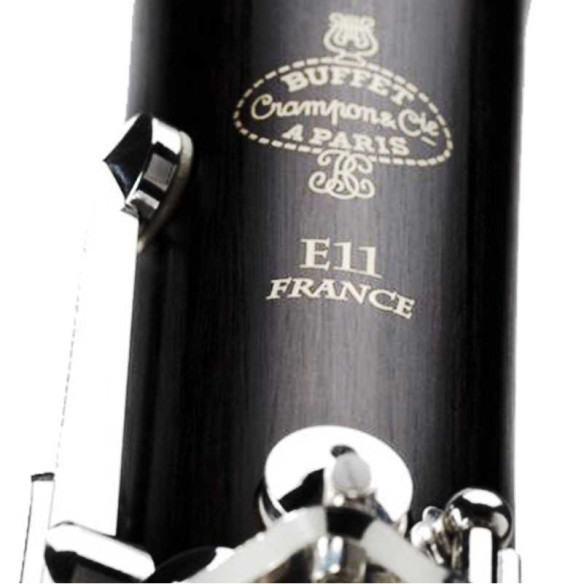 Buffet E-11 Clarinete Sib 17 Llaves Niqueladas Buffet E-11 Clarinete Sib 17 Llaves Niqueladas