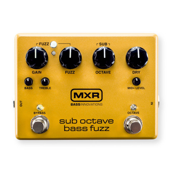 MXR Sub Octave Fuzz M287 Pedal para bajo octavador junto a un fuzz clásico. Todo en uno para el bajista.