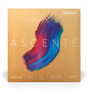D'Addario ASCENTÉ A310 Juego Cuerdas Violin 1/4 Medium