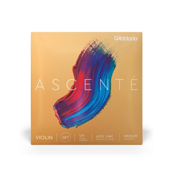 D'Addario ASCENTÉ A310 Juego Cuerdas Violin 1/4 Medium D'Addario ASCENTÉ A310 Juego Cuerdas Violin 1/4 Medium