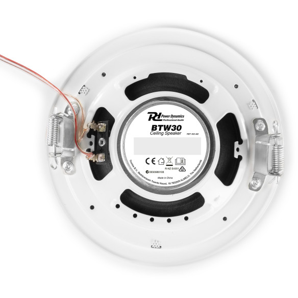 Power Dynamics BTW30SET Sistema Musica Ambiental 2 x 5" Amplificado con USB/MP3/BT/RadioFM