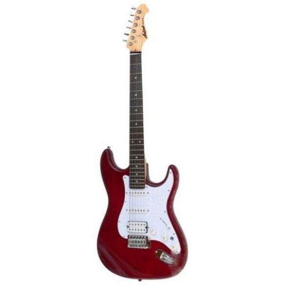 Aria STG-004-CA Guitarra Eléctrica Strato Roja
