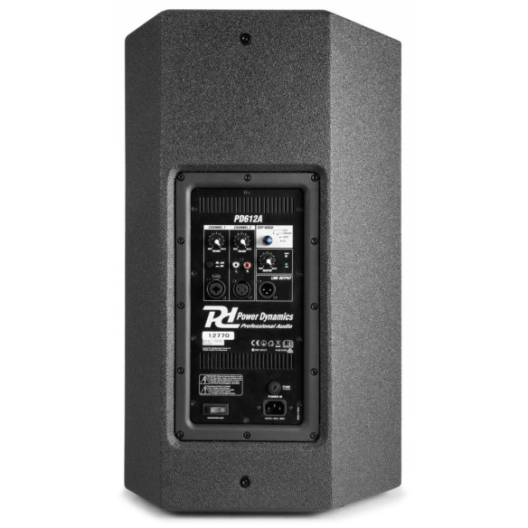 Power Dynamics PD612A Altavoz Activo 12" Bi-Amplificado