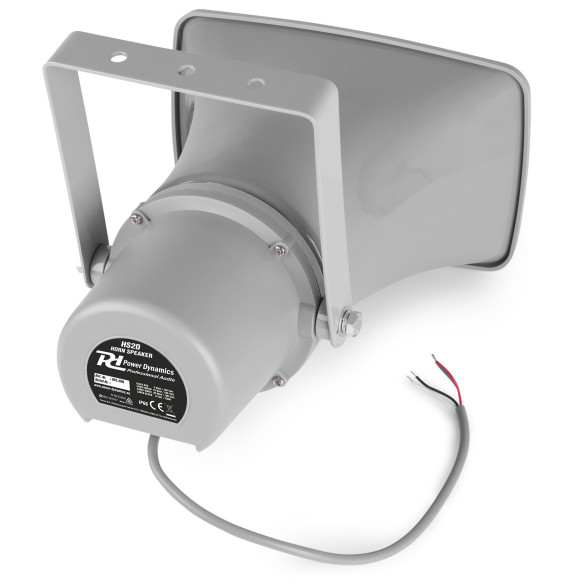 Power Dynamics HS20 Altavoz exponencial Bocina 20W 100V - IPX6