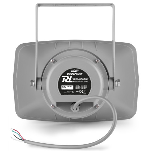 Power Dynamics HS40 Altavoz exponencial bocina 40W 100V - IPX6
