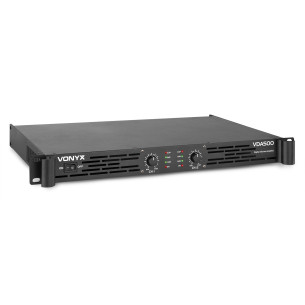 Vonyx VDA500 Amplificador/Etapa  PA 1U  2x 250W