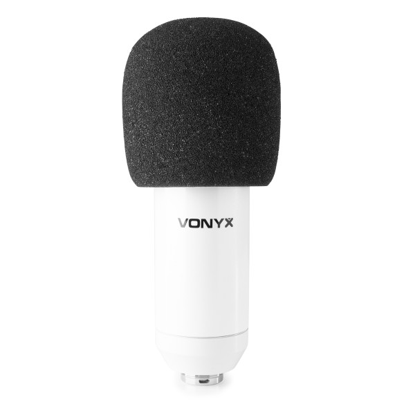 Vonyx CM300W Micrófono de estudio USB Blanco Vonyx CM300W Micrófono de estudio USB Blanco