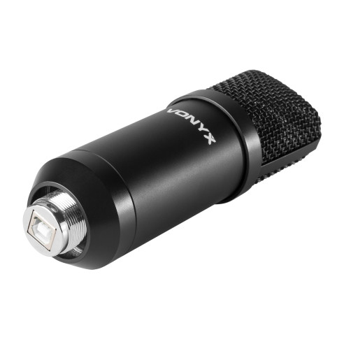 Vonyx CMS300B Micrófono de estudio Set USB Negro