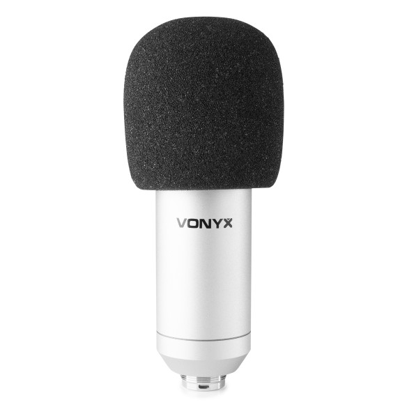 Vonyx CMS300S Micrófono de estudio Set USB Plata Vonyx CMS300S Micrófono de estudio Set USB Plata