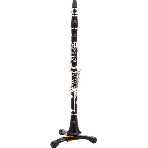 Soporte para Flauta Travesera ó Clarinete Hércules DS-640B plegable y telescópico.