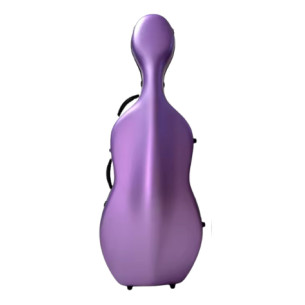 TCM TCCC-PC01 Estuche Cello 4/4 Púrpura con ruedas