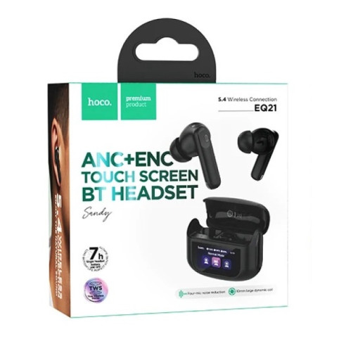 HOCO EQ21 Auriculares inalámbricos negros