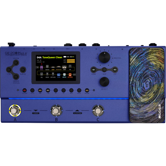 Mooer GE200 PLUS Li Pedalera Multiefectos Guitarra