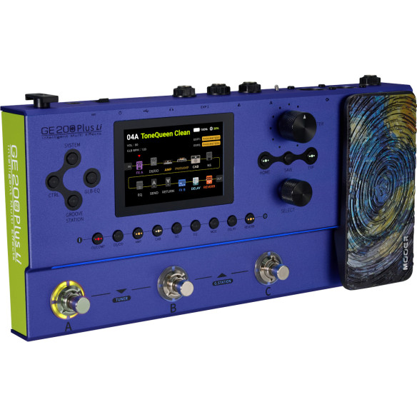 Mooer GE200 PLUS Li Pedalera Multiefectos Guitarra
