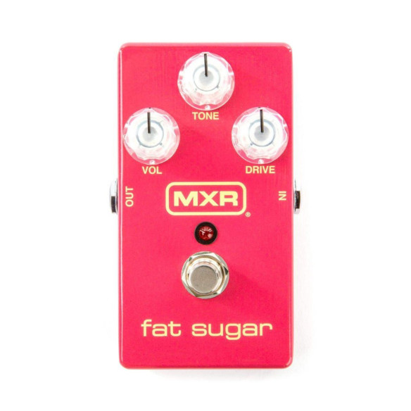 comprar Pedal Overdrive Dunlop MXR® M94 Fat Sugar, nos ofrece tonos de overdrive claros y transparentes.