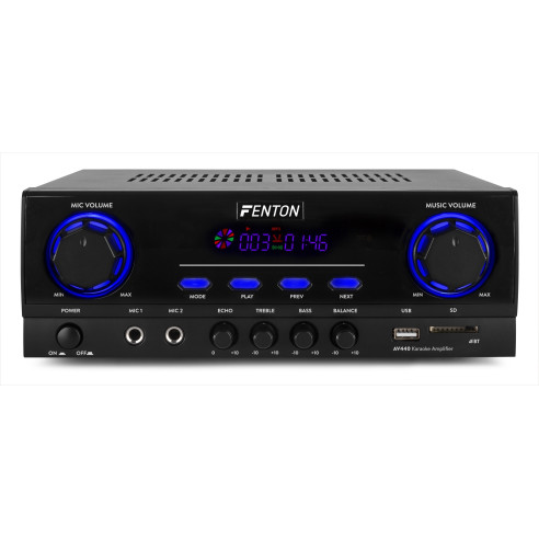 AV440 Amplificador Karaoke con reproductor Multimedia