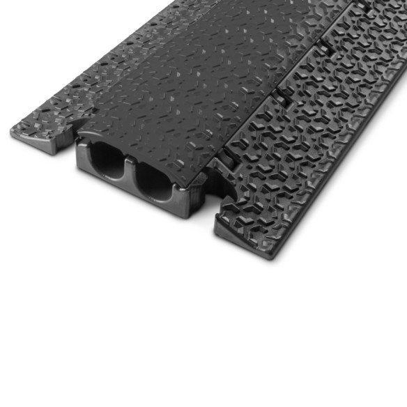 Adam Hall Defender MICRO 2 - Pasacables con 2 canales | tráfico medio | altura 4,5cm Adam Hall Defender MICRO 2 - Pasacables con 2 canales | tráfico medio | altura 4,5cm